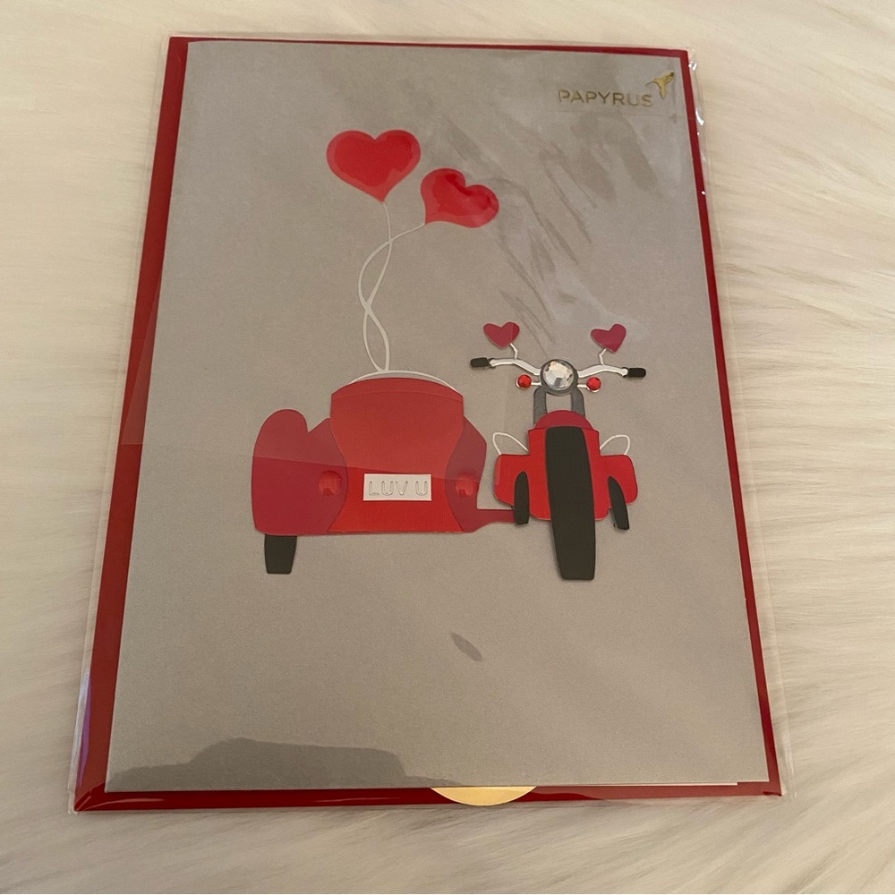 3/$15 NWT Happy Valentine’s Day “LUV U” Papyrus Card.“Life with you is an…”